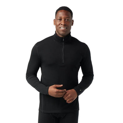 Smartwool Classic Thermal Merino Base Layer 1/4 Zip Black