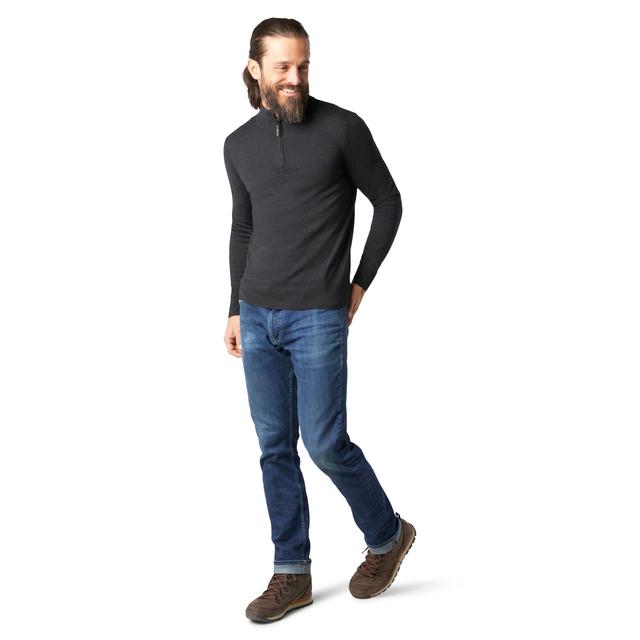 Smartwool Sparwood 1/2 Zippers Sweater Charcoal Heather