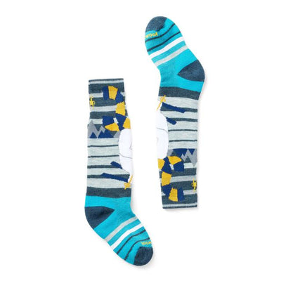 Smartwool Wintersport Yeti Pattern Over The Calf Socks Twilight Blue