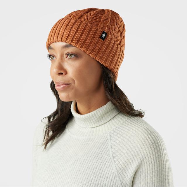 Smartwool Unisex Cable Knit Beanie Hat Terracotta