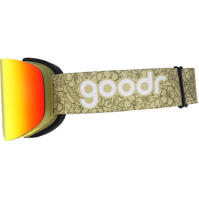 Goodr Here For The Hot Toddies Snow Goggles Green Light Amber Light Olive Pattern/Orange Mrr