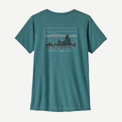 Patagonia Cap Cool Daily Graphic Shirt Wetland Blue