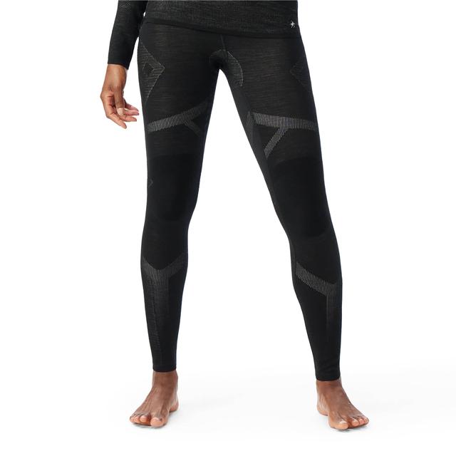 Smartwool Intraknit Thermal Merino Base Layer Bottom Black-White