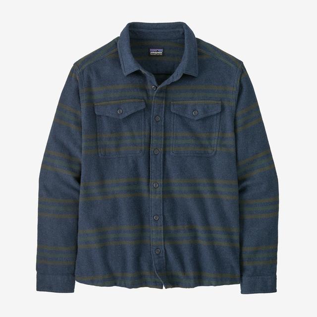 Patagonia Fjord Flannel Shirt Smolder Blue