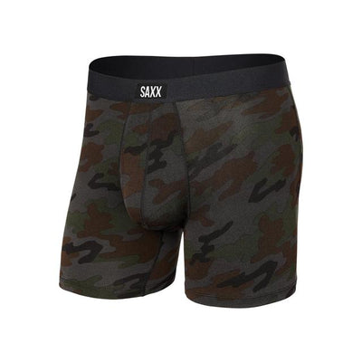 Saxx Daytripper Open Fly Boxer Briefs Black Ops Camo