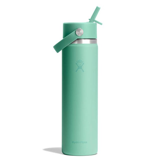24 Oz Wide Mouth With Flex Straw Cap