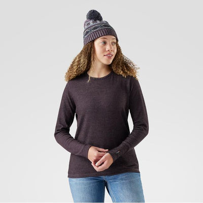 Smartwool Thermal Merino Rib Crew Mink/Chalk Violet Heather