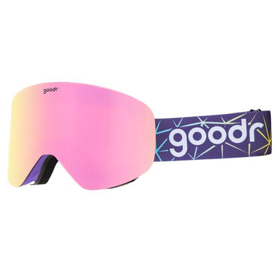 Goodr Snow G Lifties' Delight Snow Goggles Gray Light Amber Gray/Pink
