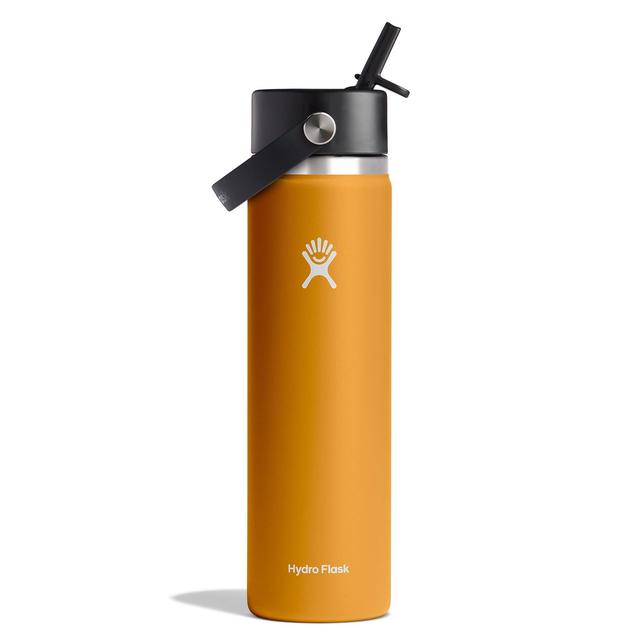 Hydro Flask 24 Oz Wide Mouth With Flex Straw Cap - Fossil