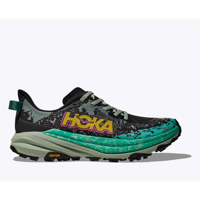 Hoka Speedgoat 6 Black/Aloe Vera
