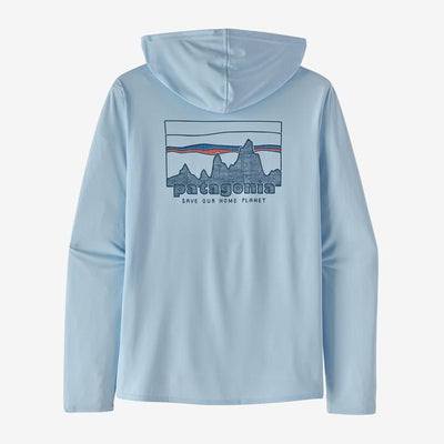Patagonia Cap Cool Daily Graphic Hoody '73 Skyline: Chilled Blue
