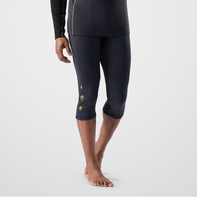 Smartwool Classic Thermal Merino Base Layer 3/4 Bottom Charcoal/Honey Gold