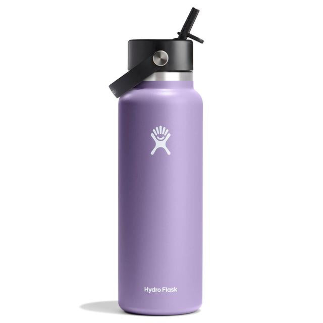 Hydro Flask 40 Oz Wide Mouth With Flex Straw Cap - Moonshadow