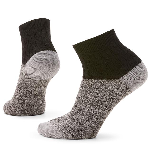 Smartwool Unisex Everyday Cable Ankle Socks Black