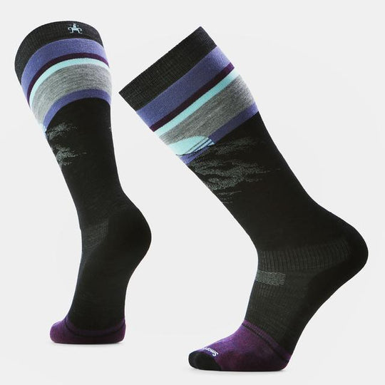 Unisex Snowboard Mountain Sunrise Over The Calf Socks