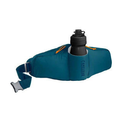 Camelbak Podium Flow 2 Waist Pack With 21oz Podium Dirt Series Bottle Moroccan Blue