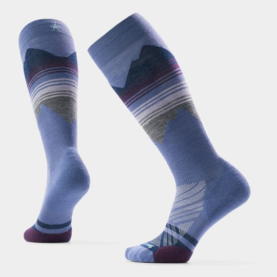 Womens Ski Pattern Over The Calf Socks