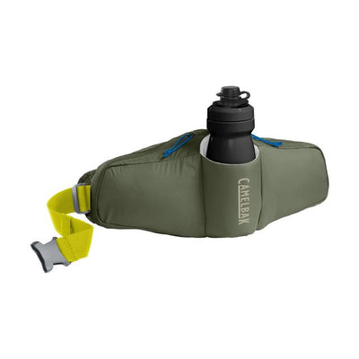 Camelbak Podium Flow 2 Waist Pack With 21oz Podium Dirt Series Bottle Dusty Olive