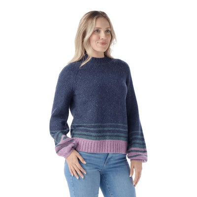 Smartwool Cozy Lodge Ombre Sweater Deep Navy Heather