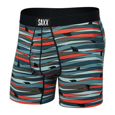Saxx Ultra Super Soft Boxer Briefs Fins- Blue Multi