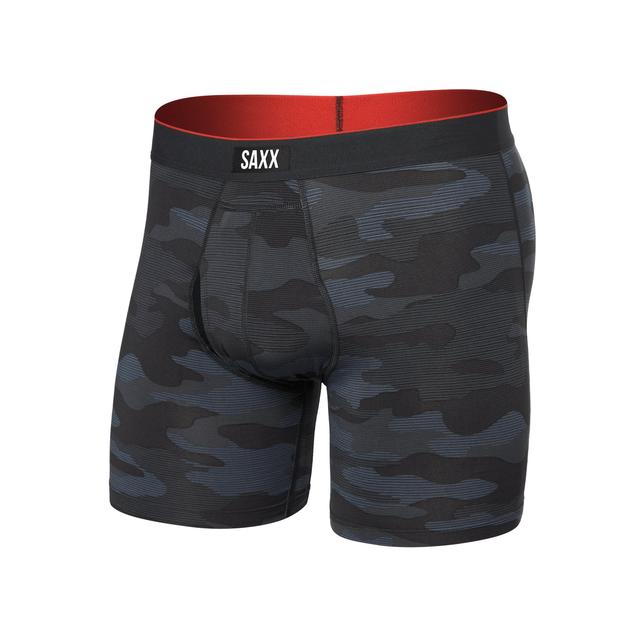 Saxx Multi-sport Mesh Boxer Briefs Remote Camo- Faded Black
