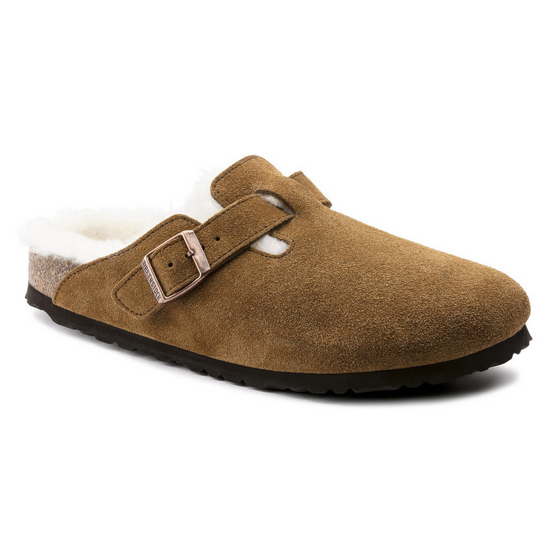 Birkenstock U Boston Shearling - Mink/Natural Mink/Natural