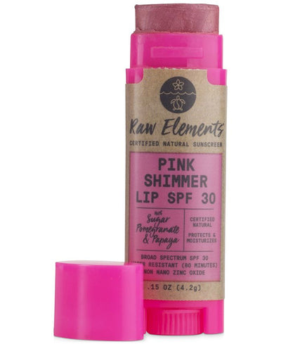 Raw Elements RAW ELEMENTS PINK LIP SHIMMER SPF 30