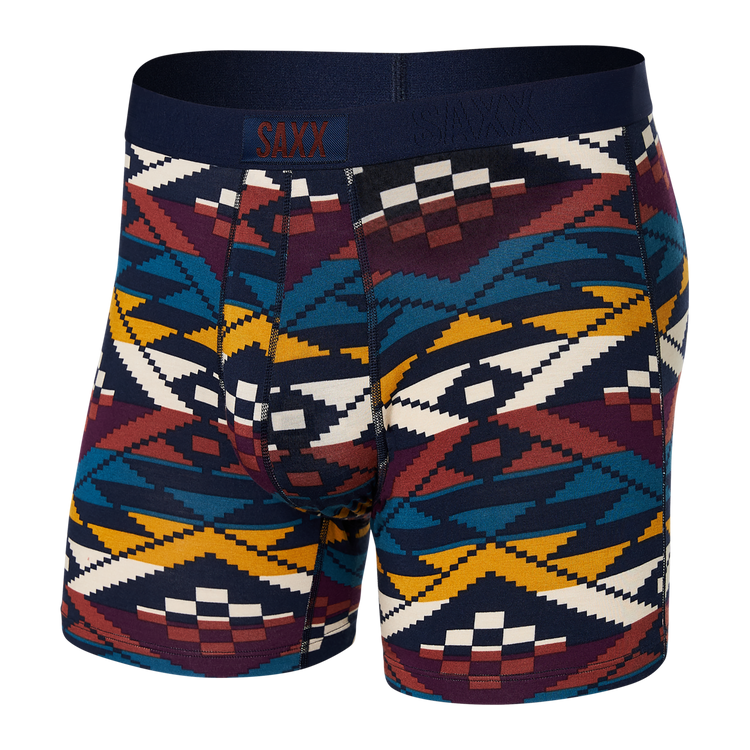 Saxx Vibe Super Soft Boxer Brief Ashergeo/oceanmulti