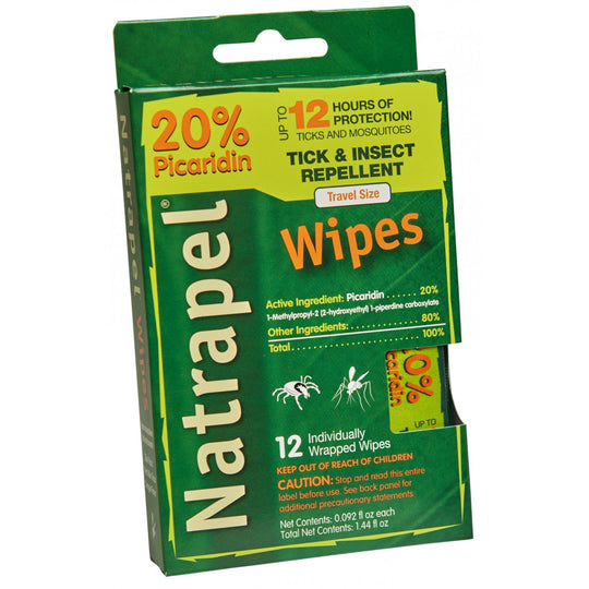 Natrapel 12 Hour Wipes 12 Pk