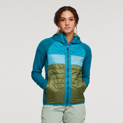 Cotopaxi Women's Capa Hybrid Insulated Hooded Jacket Gulf & Pine