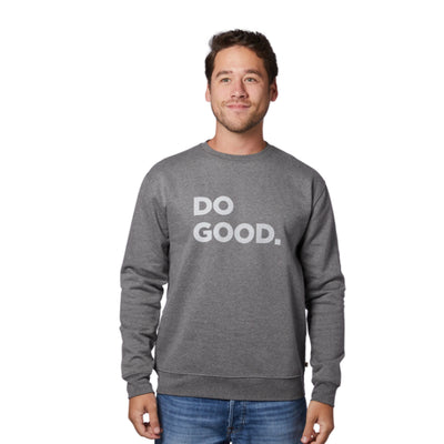 Cotopaxi Men's Do Good Crew Sweatshirt Heather Grey