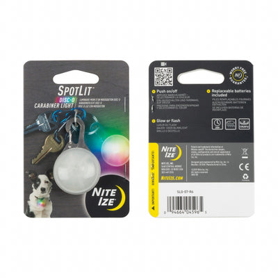 Nite Ize SpotLit Carabiner Light Stainless/Disc-O LED