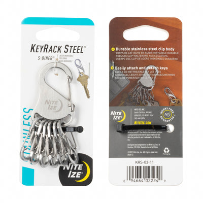 Nite Ize KeyRack Steel S-Biner Stainless