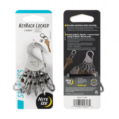 Nite Ize KeyRack Locker Steel - S-Biner One Color