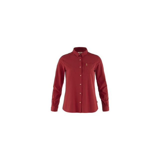 Fjallraven Ovik Lite Shirt LS W Pomegranate Red
