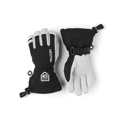 Hestra Army Leather Heli Ski Jr. - 5 finger Black