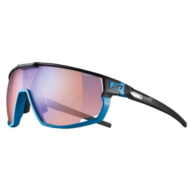 Julbo RUSH Sunglasses Blue/Black Frame with REACTIV Performance 1/3 HC Lenses