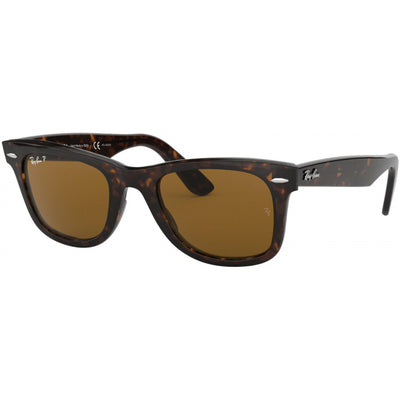 Ray-Ban Wayfarer Classics Polarized Sunglasses Havana/Brown Polarized