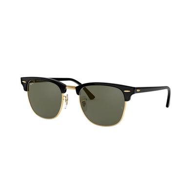 Ray-Ban Clubmaster Classic Polarized Sunglasses Crystal Green Pol