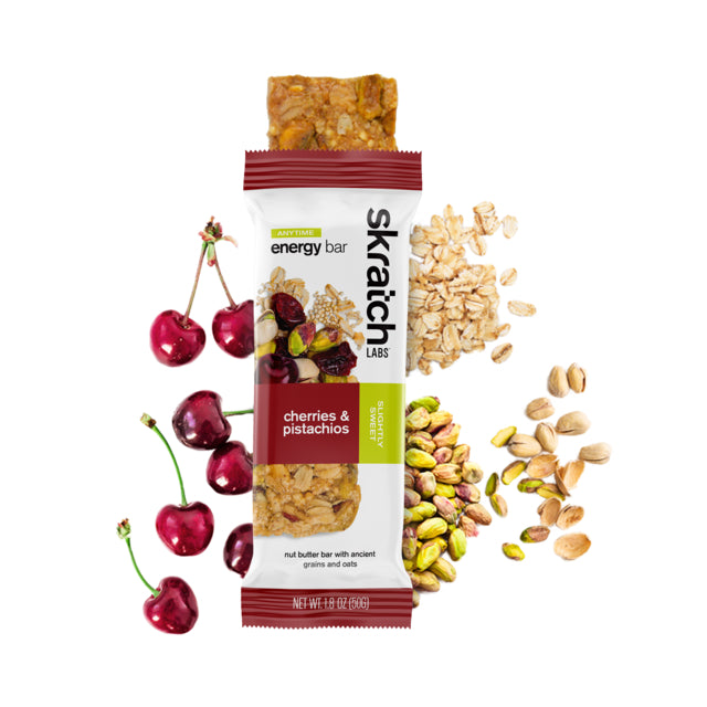 Skratch Labs Anytime Energy Bar, Cherries & Pistachios