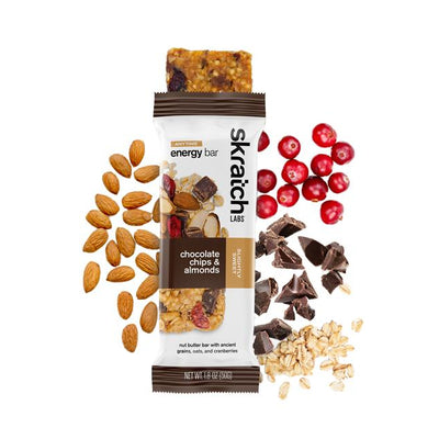 Skratch Labs Anytime Energy Bar, Chocolate Chips & Almonds