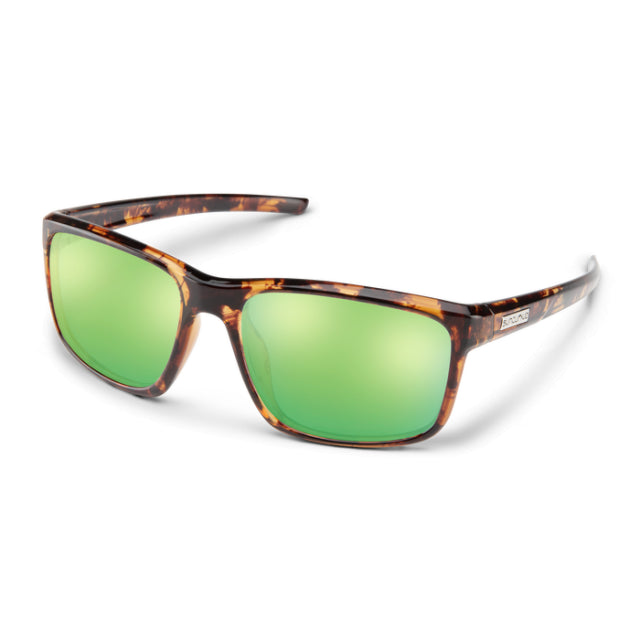 Suncloud Optics Respek Tortoise + Polarized Green Mirror