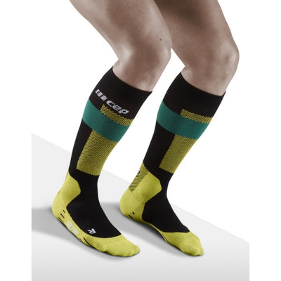 CEP Compression Ski Merino Socks Green