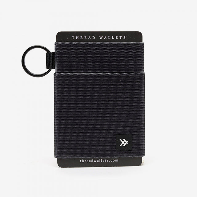 Thread Wallet Black Elastic Wallet