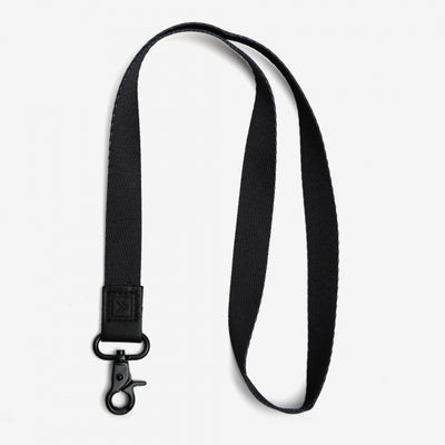 Thread Wallet Black Neck Lanyard