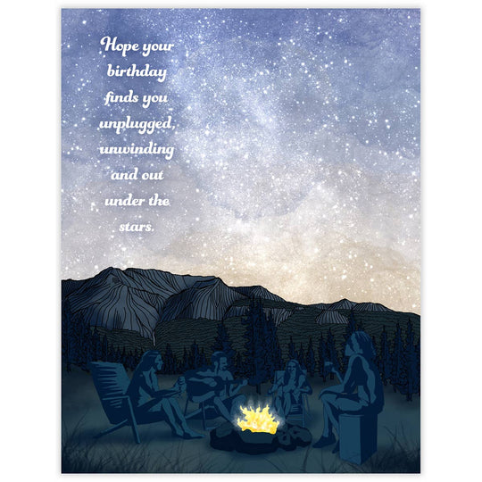 Unplugged Birthday Card