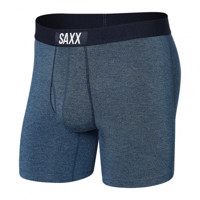 Saxx Men's Ultra Super Soft Boxer Brief Fly Indigo