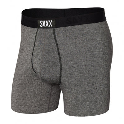 Saxx Men's Ultra Super Soft Boxer Brief Fly Salt & Pepper
