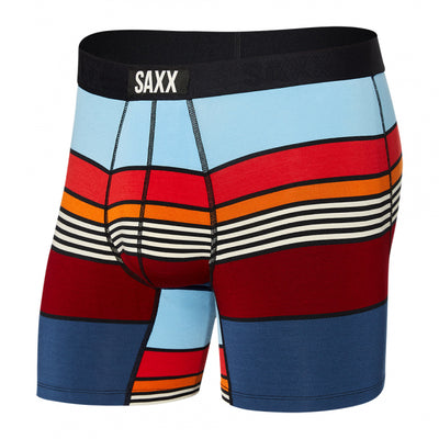 Saxx Vibe Boxer Brief Navy Super Stripe