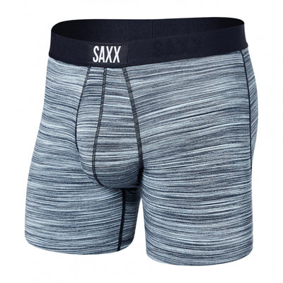 Saxx Men's Vibe Super Soft Boxer Brief pacedye Heather- Blue / S